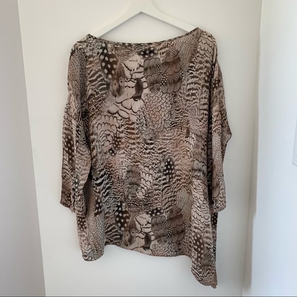 *SOLD* Rag & Bone asymmetrical silk top/tunic - Picture 7 of 8